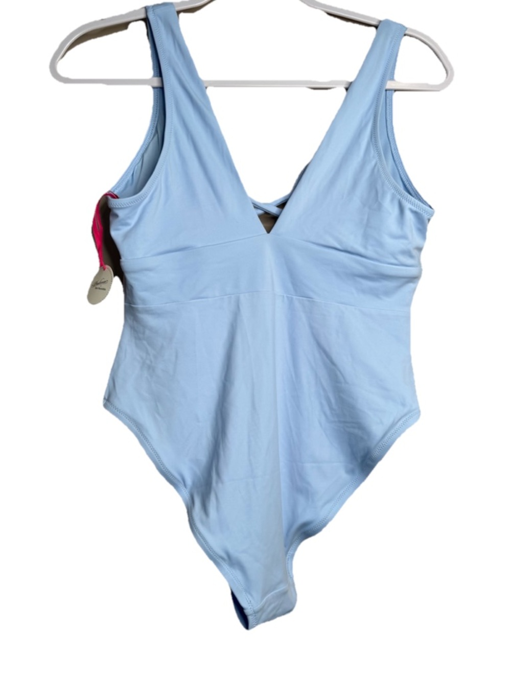 Padma X Bare Necessities Plunge One Piece Swimsuit Wind Surfer Blue Size 12 D24 — image 2 of 8